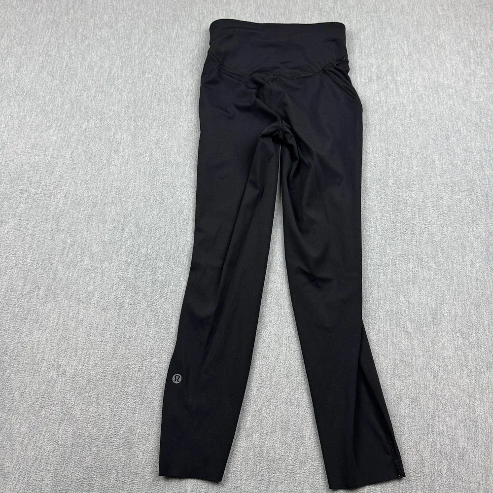Lululemon Leggings Women 2 Black Base Pace High-Rise Crop 23